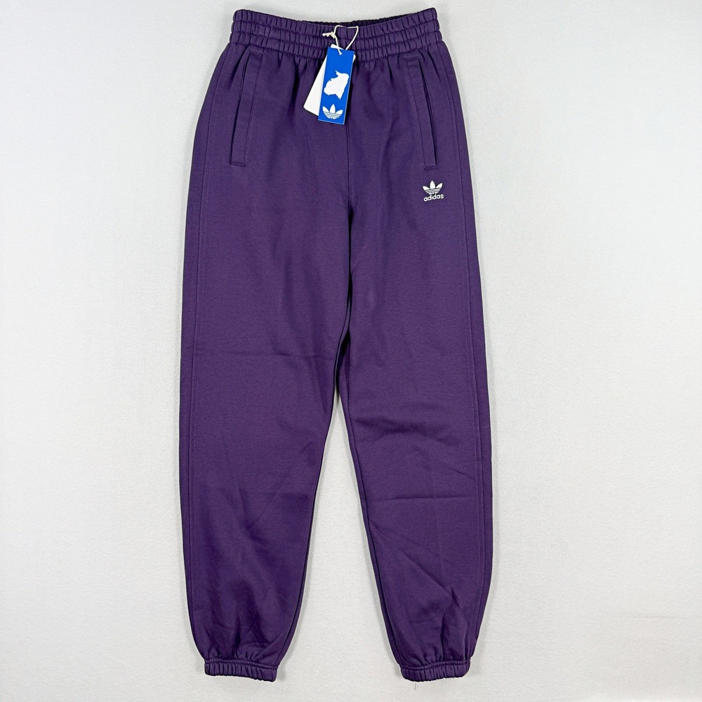Adidas Essential Jogger Sweat Pants 'Aurora Plum' / Size XS Womens / JX5187, NEW